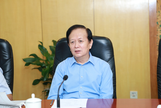 人民日?qǐng)?bào)社社長李寶善（攝影：李國良）